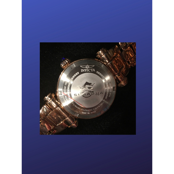 Invicta SUBAQUA BRACELET WATCH 24429 ROSE GOLD/BLUE MOP, NWOB - Picture 3 of 6